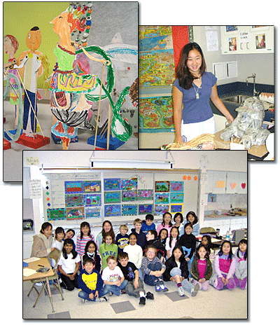 Euphrat in the classroom: Regnart Elementary School, Miller Middle School, and Nimitz School